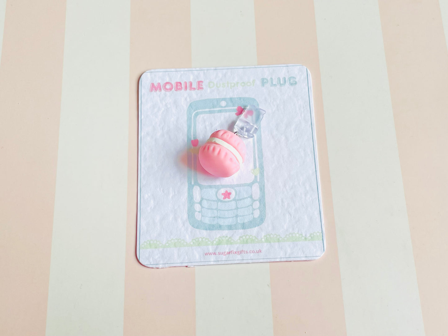 Macaron Dust Plug Phone Charm