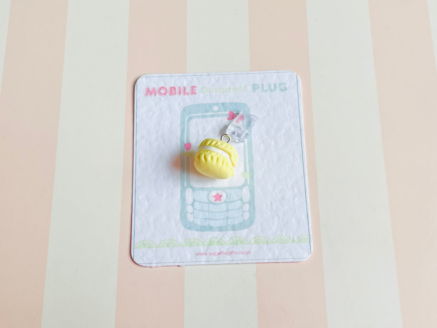 Macaron Dust Plug Phone Charm