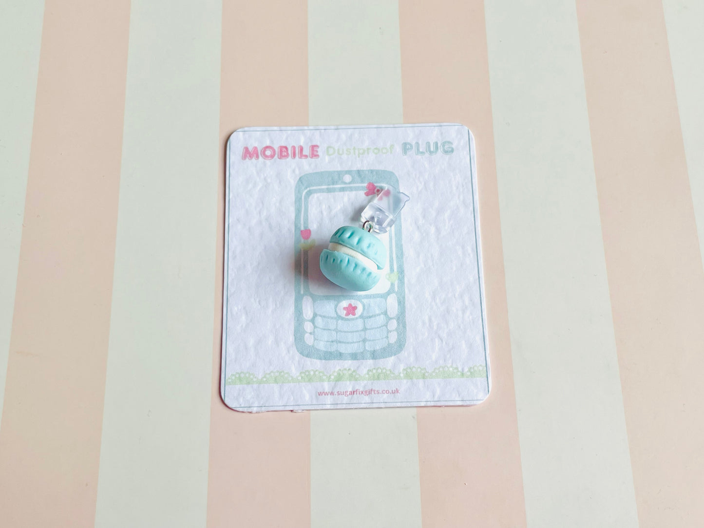 Macaron Dust Plug Phone Charm