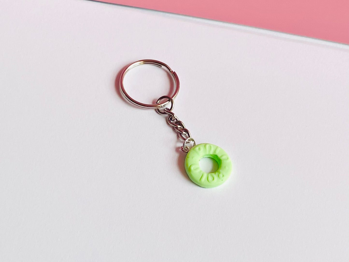 Green Peppermint Polo Keyring