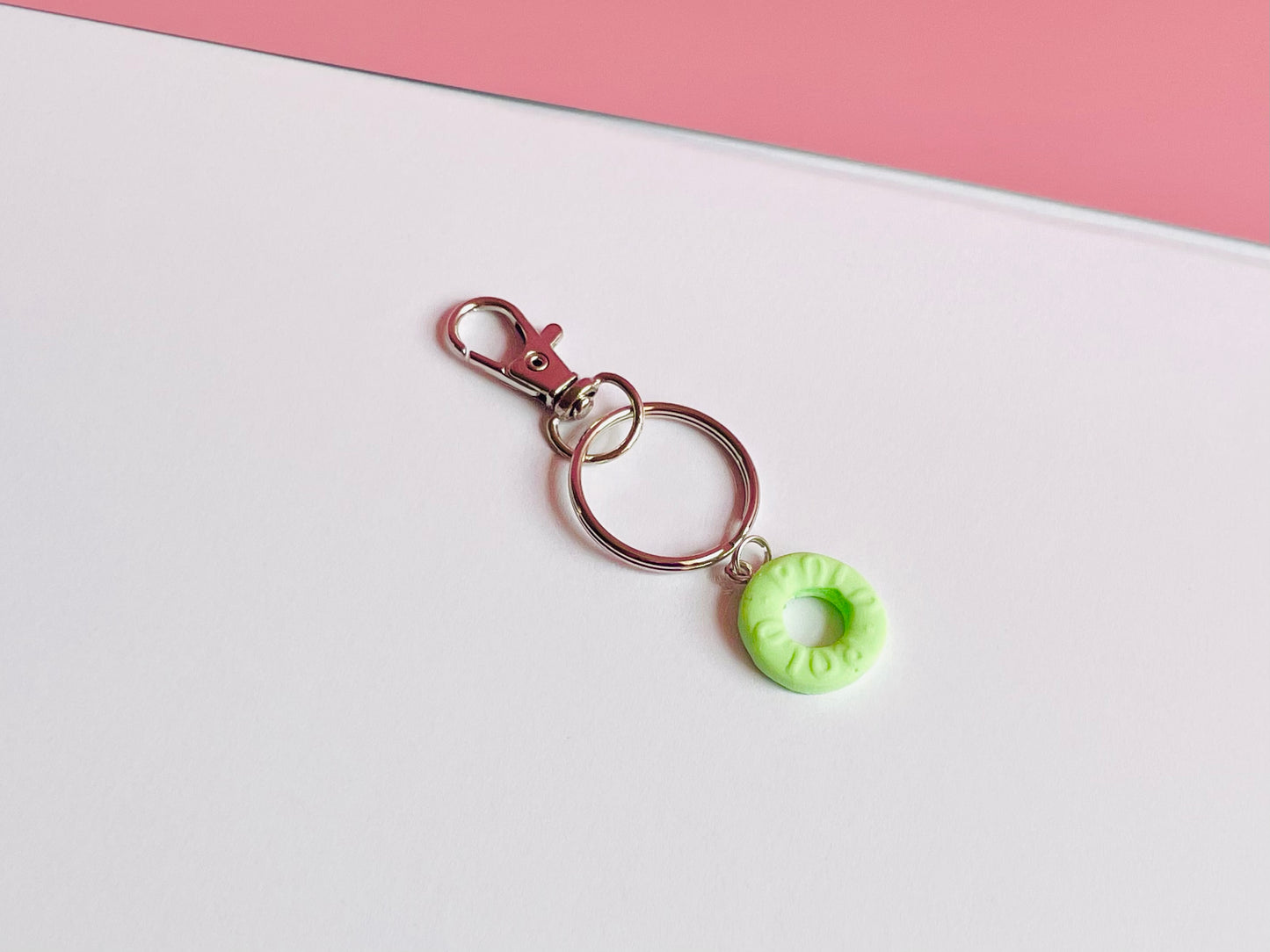 Green Peppermint Polo Keyring
