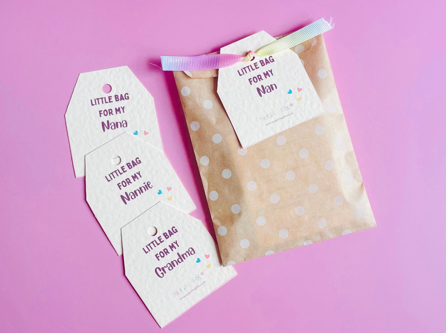 Happy Little Bag for Nan, Grandma, Nannie, Nana Keepsake