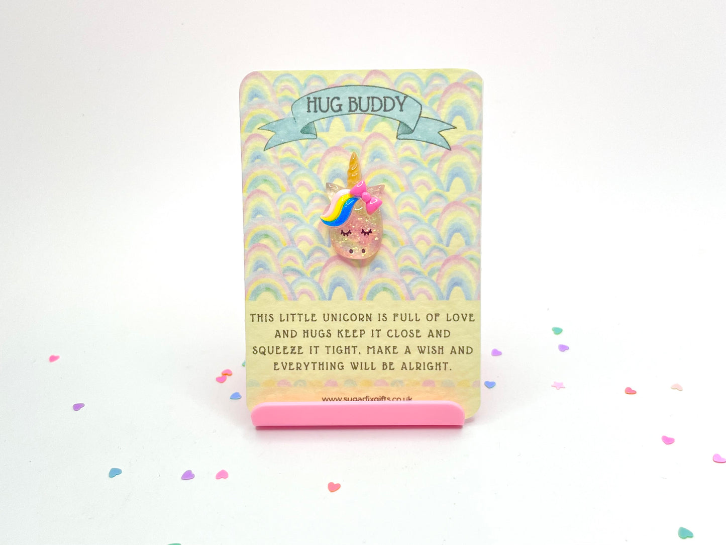 Unicorn Wish Pocket Buddy Hug