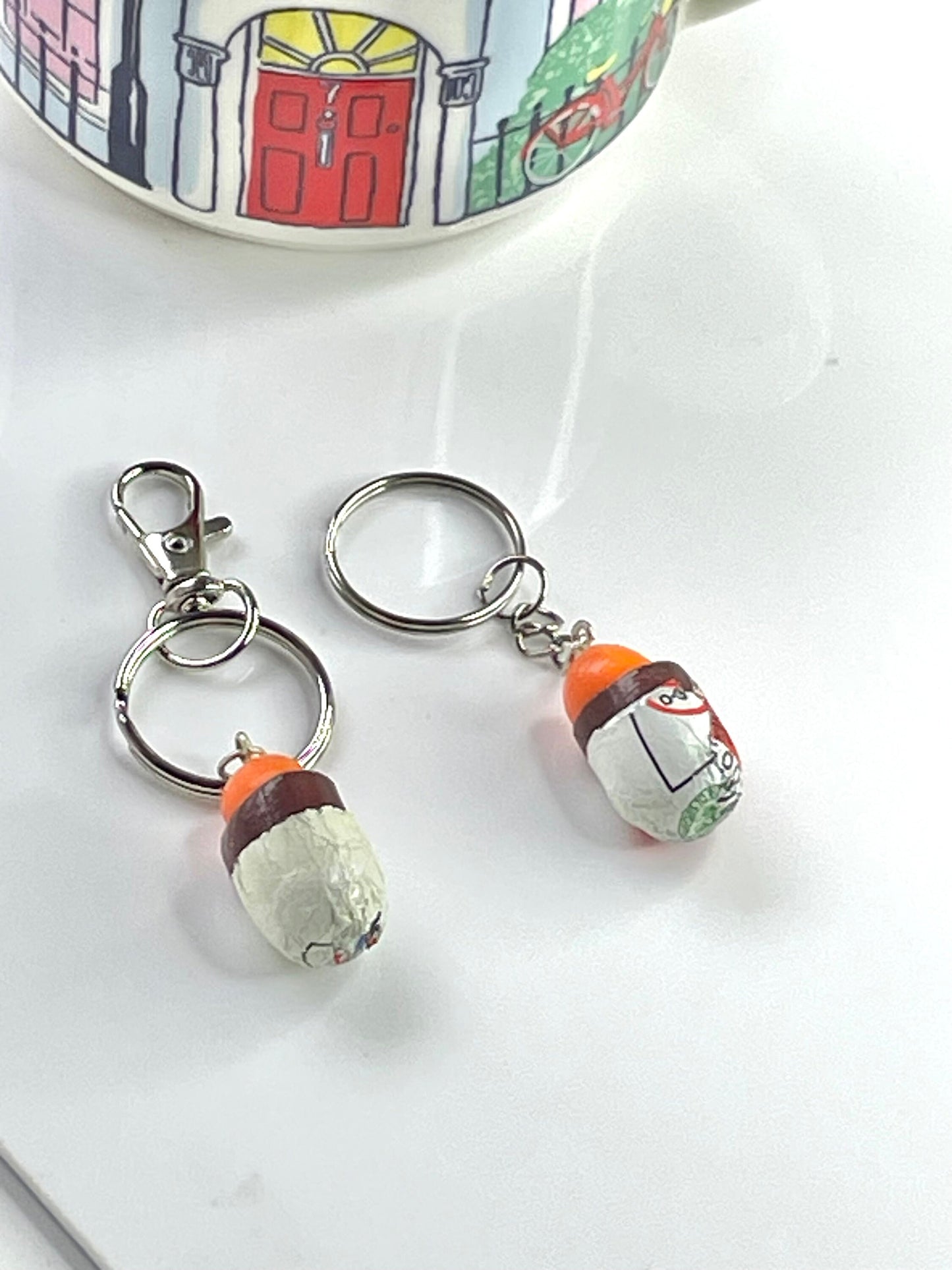 Handmade Surprise Chocolate Egg Keyring