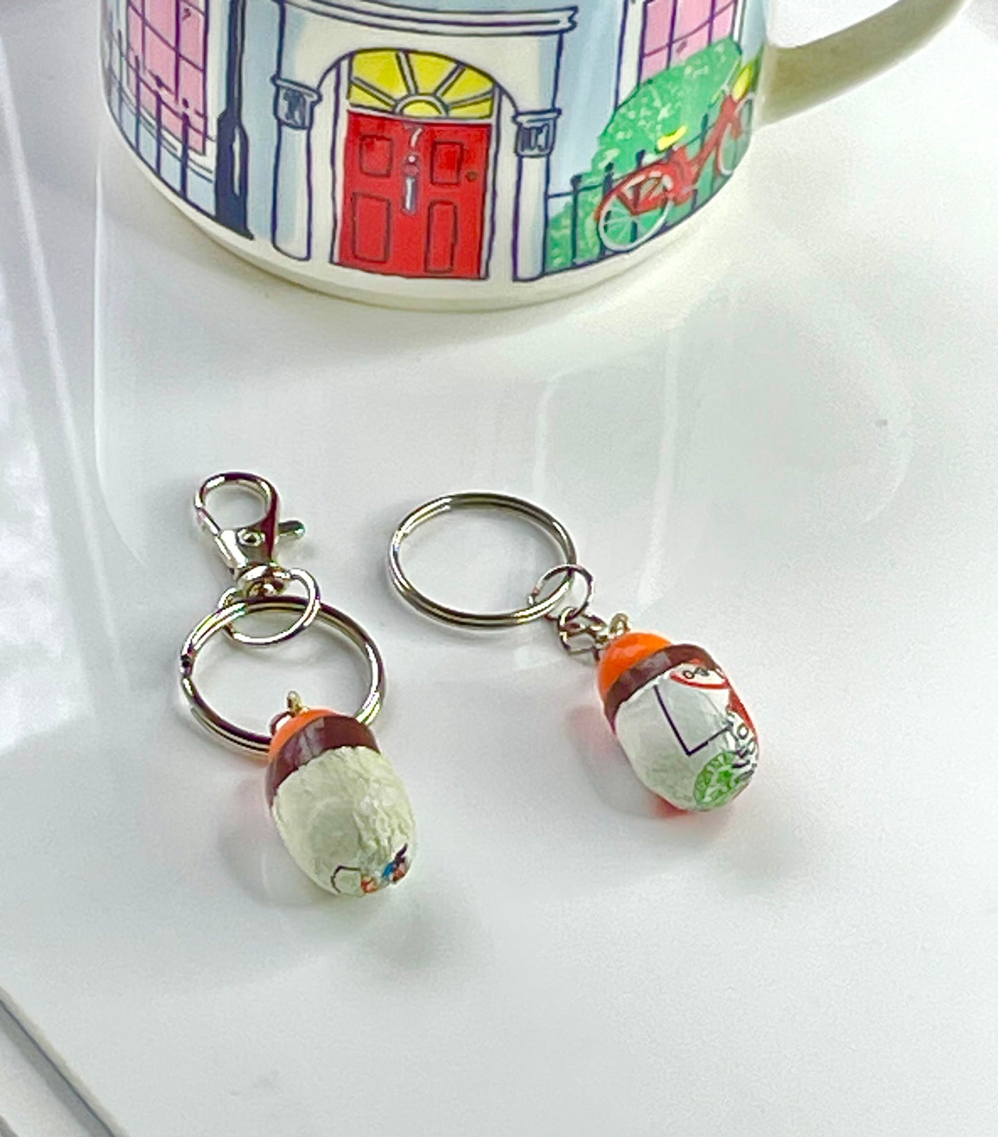 Handmade Surprise Chocolate Egg Keyring