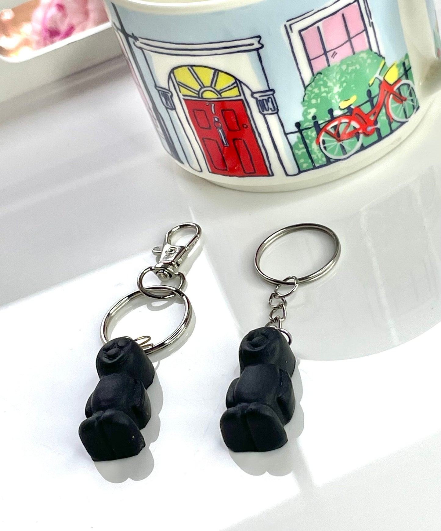 Blackcurrant Jelly Baby Keyring