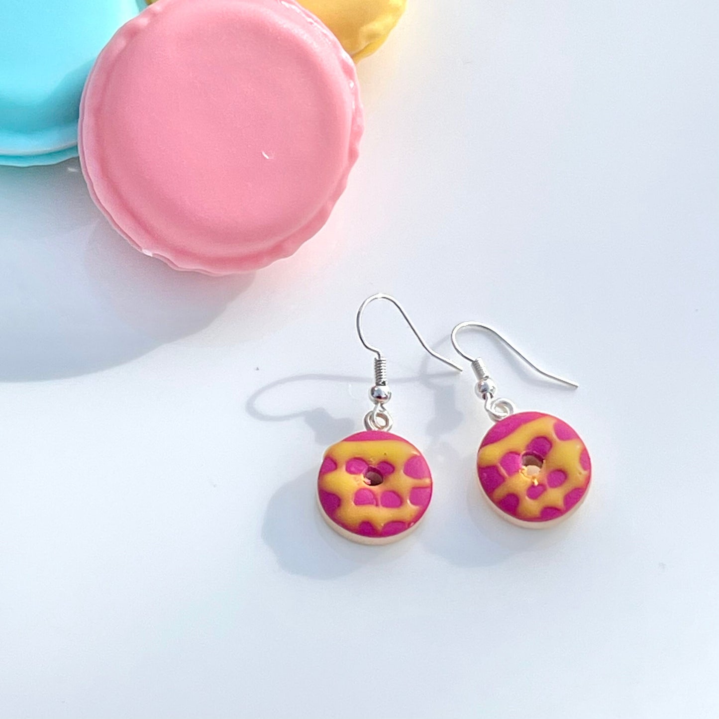 Sterling Silver Party Ring Biscuit Earrings