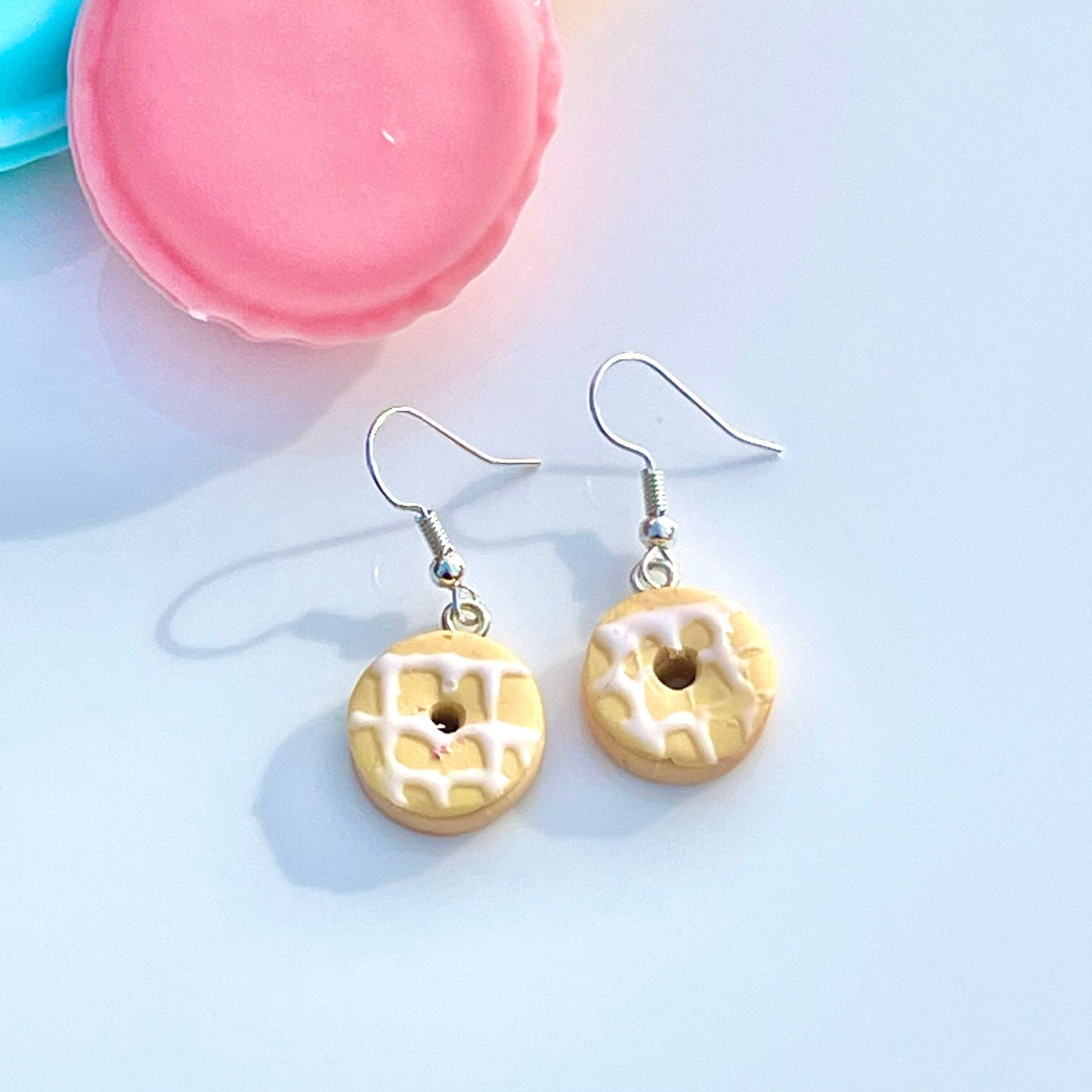 Sterling Silver Party Ring Peach Earrings