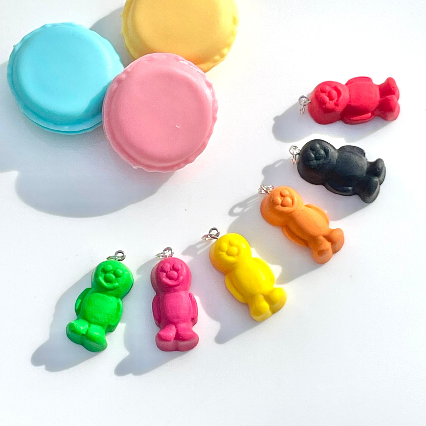 Handmade Yellow Jelly Baby Necklace