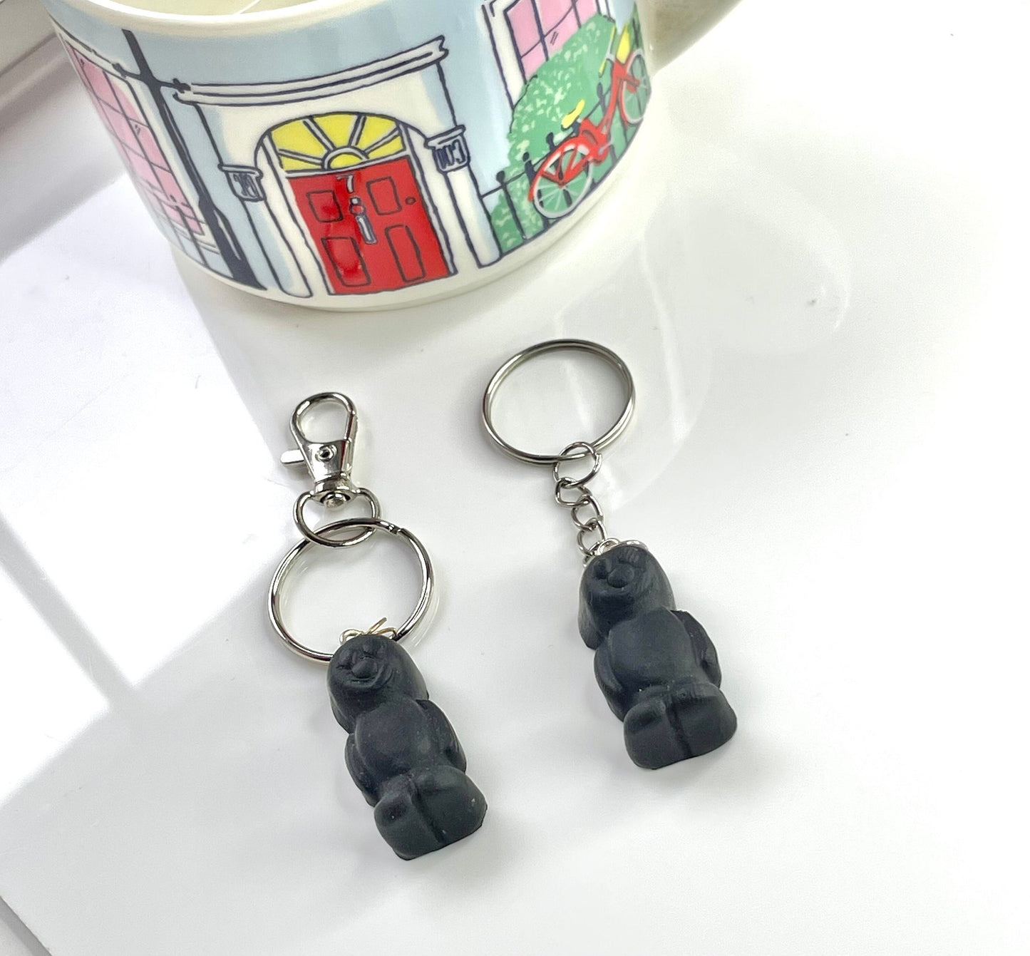 Blackcurrant Jelly Baby Keyring
