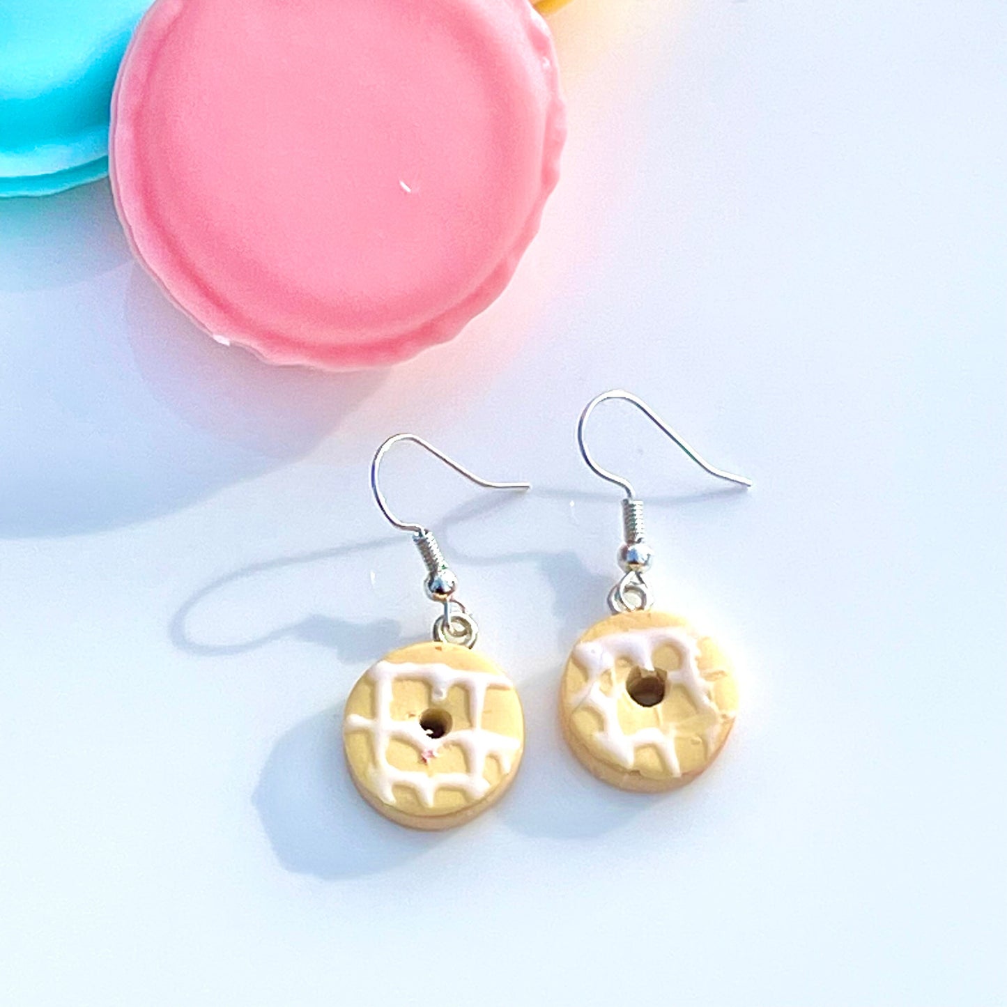 Sterling Silver Party Ring Peach Earrings