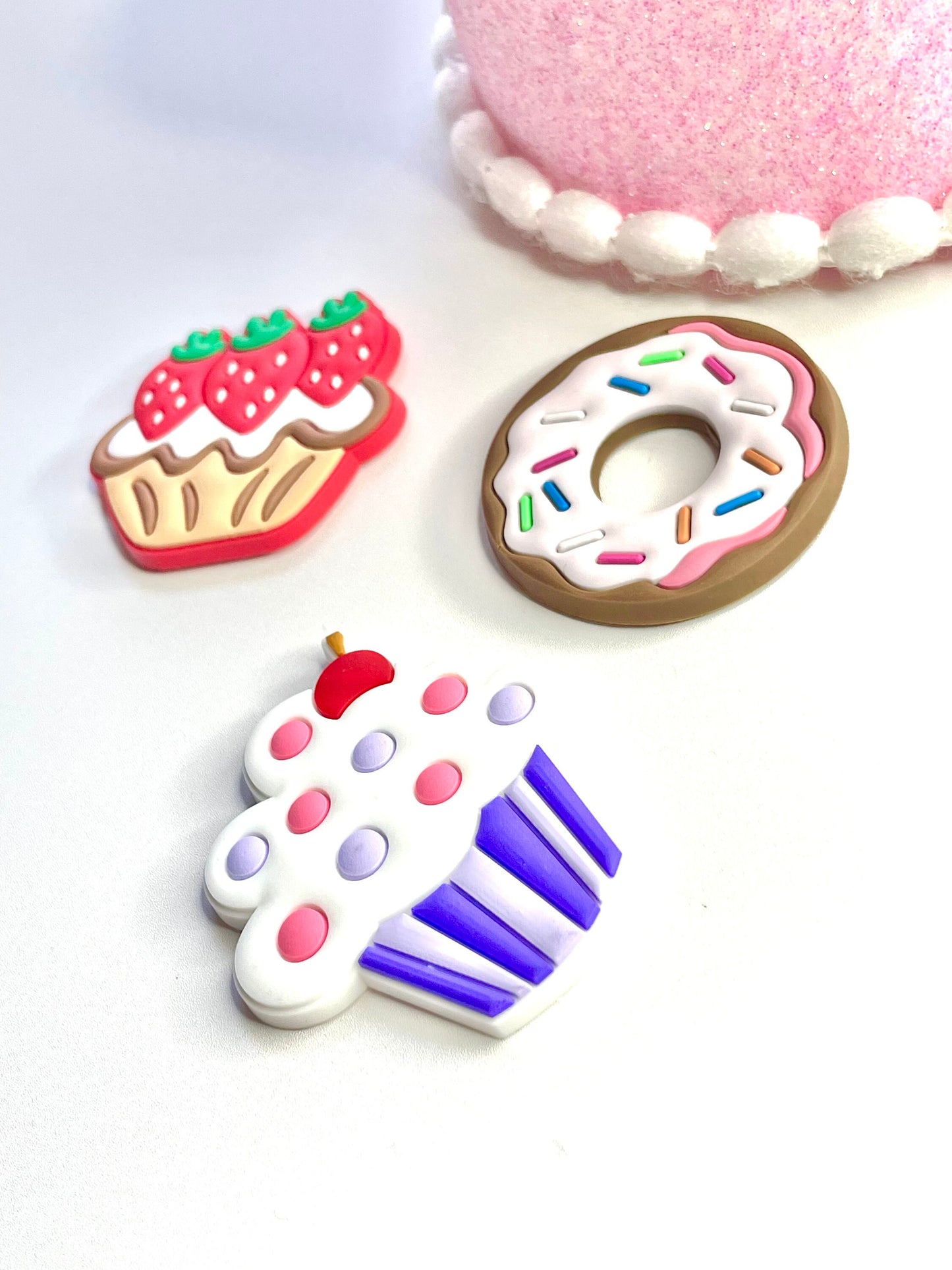3 Cupcake Fridge Magnets