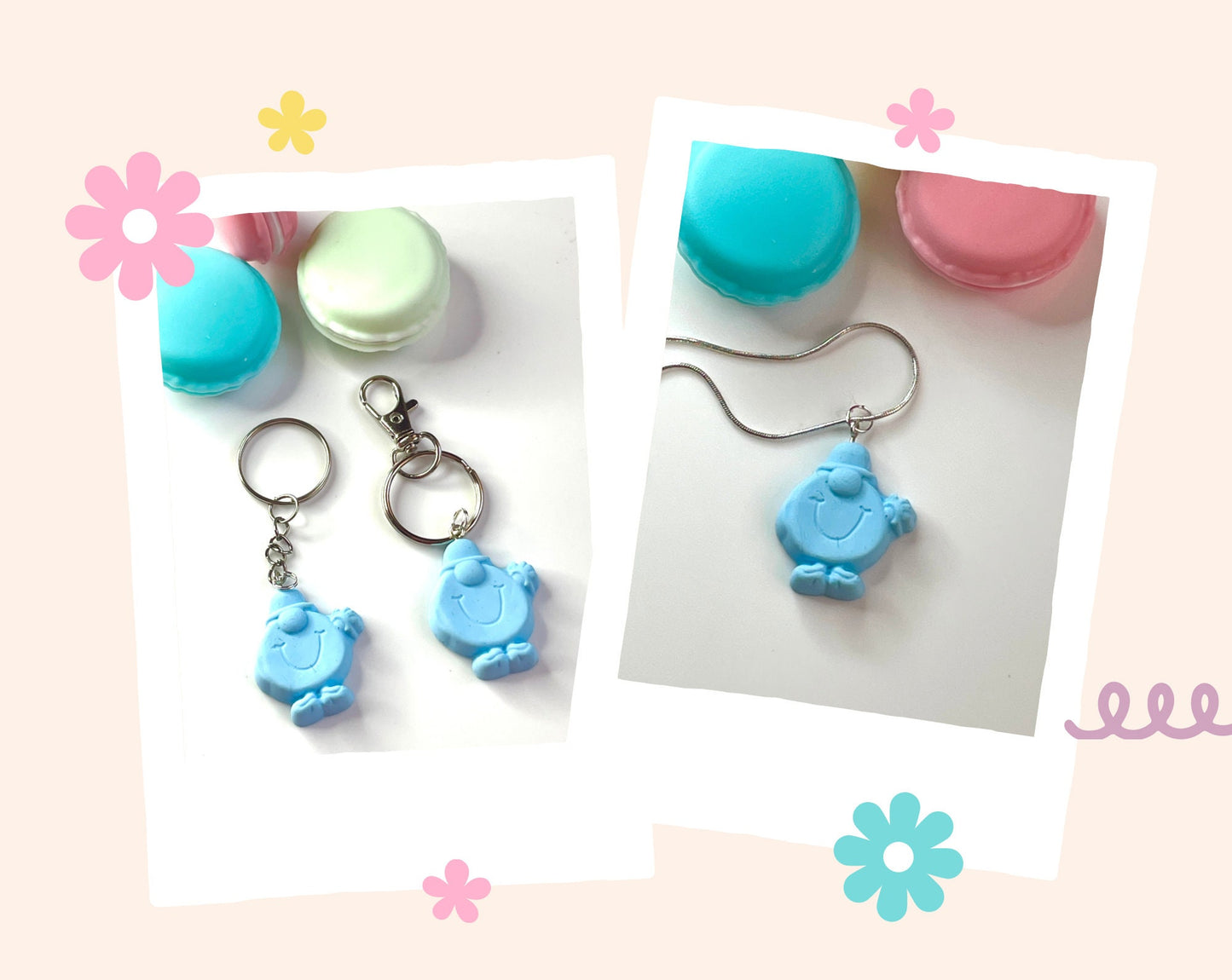 Mr Nonsense Mr Men Keyring