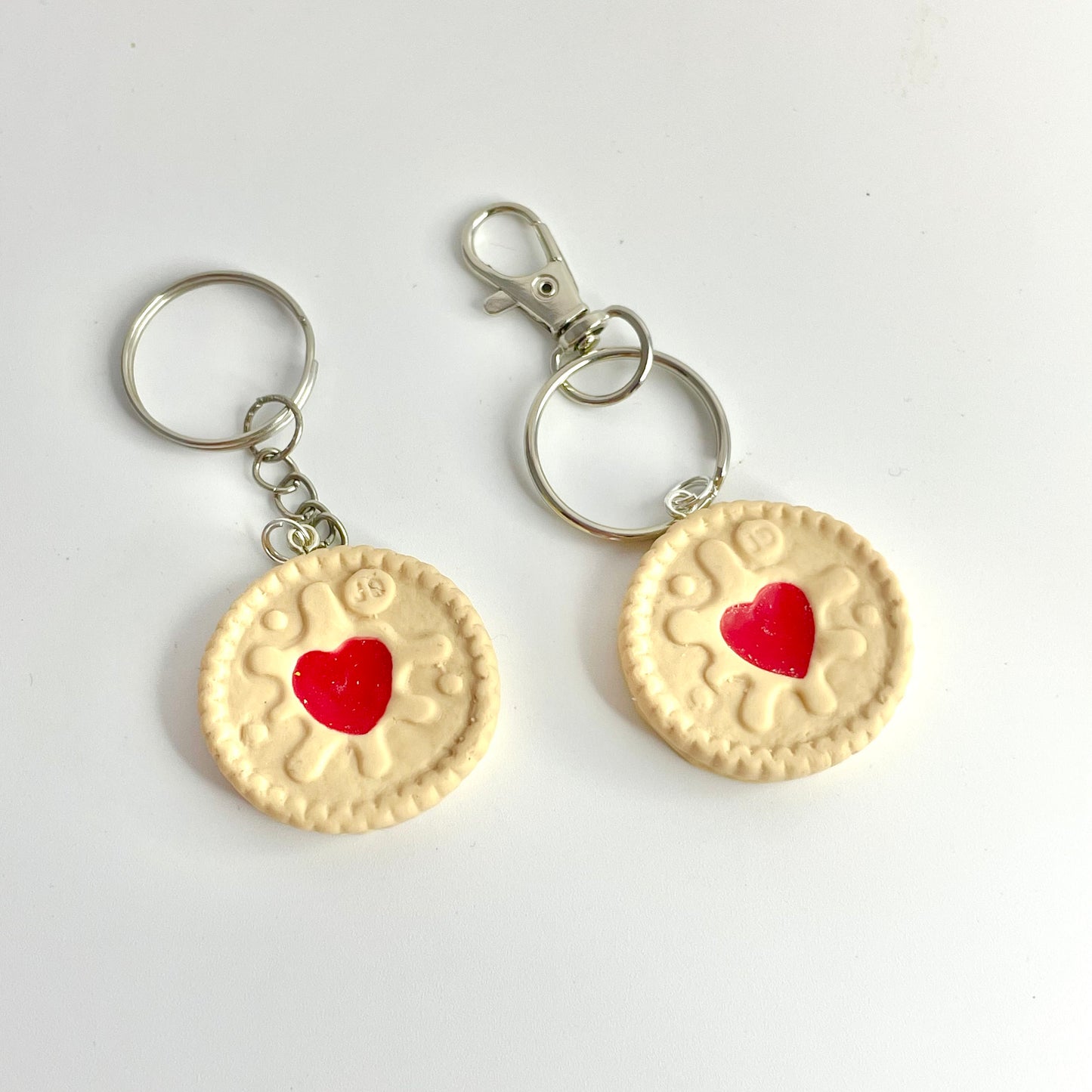 Handmade Jammy Dodger Keyring