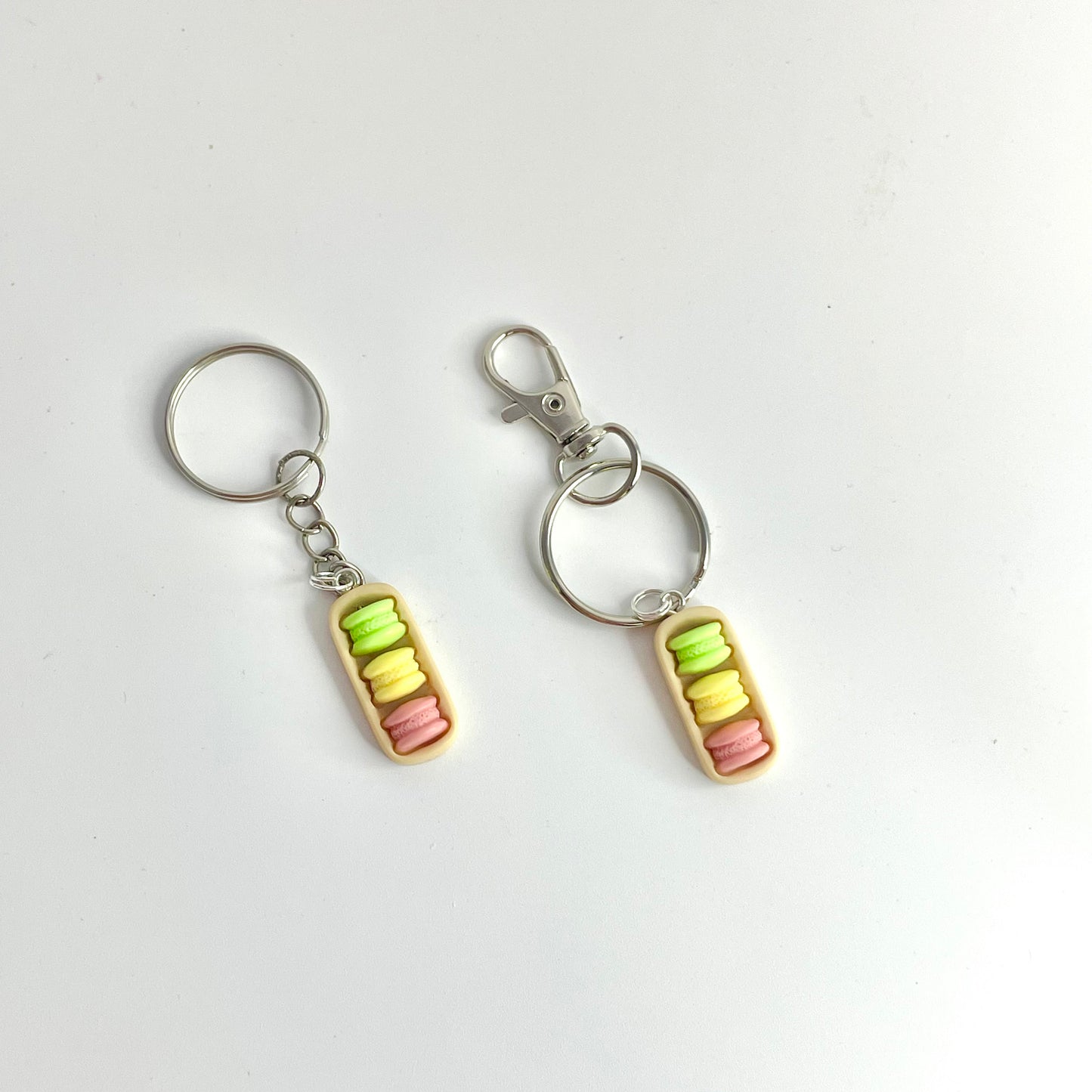 Pastel Macaron Resin Keyring