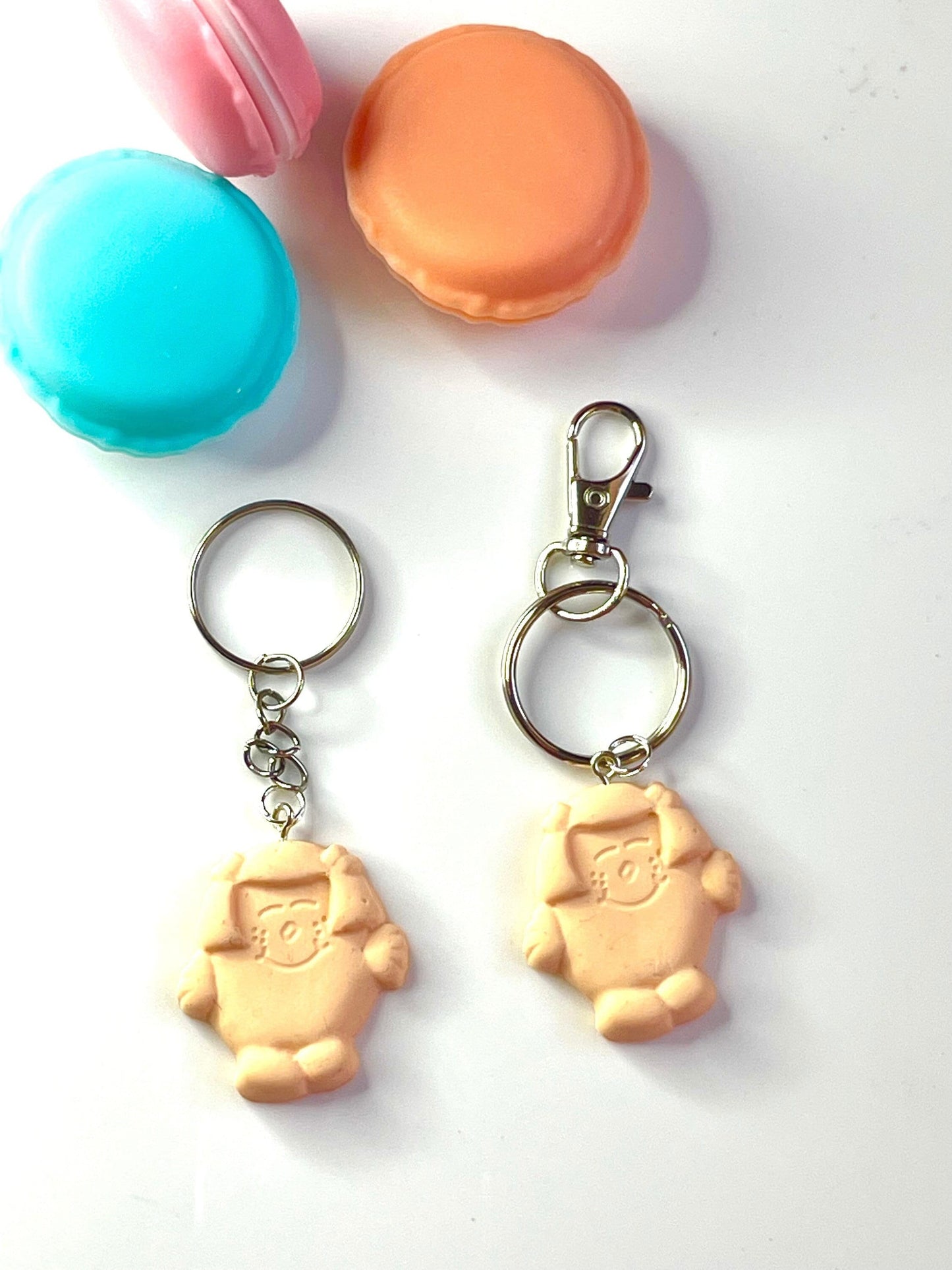 Little Miss Giggles Pastel Keyring