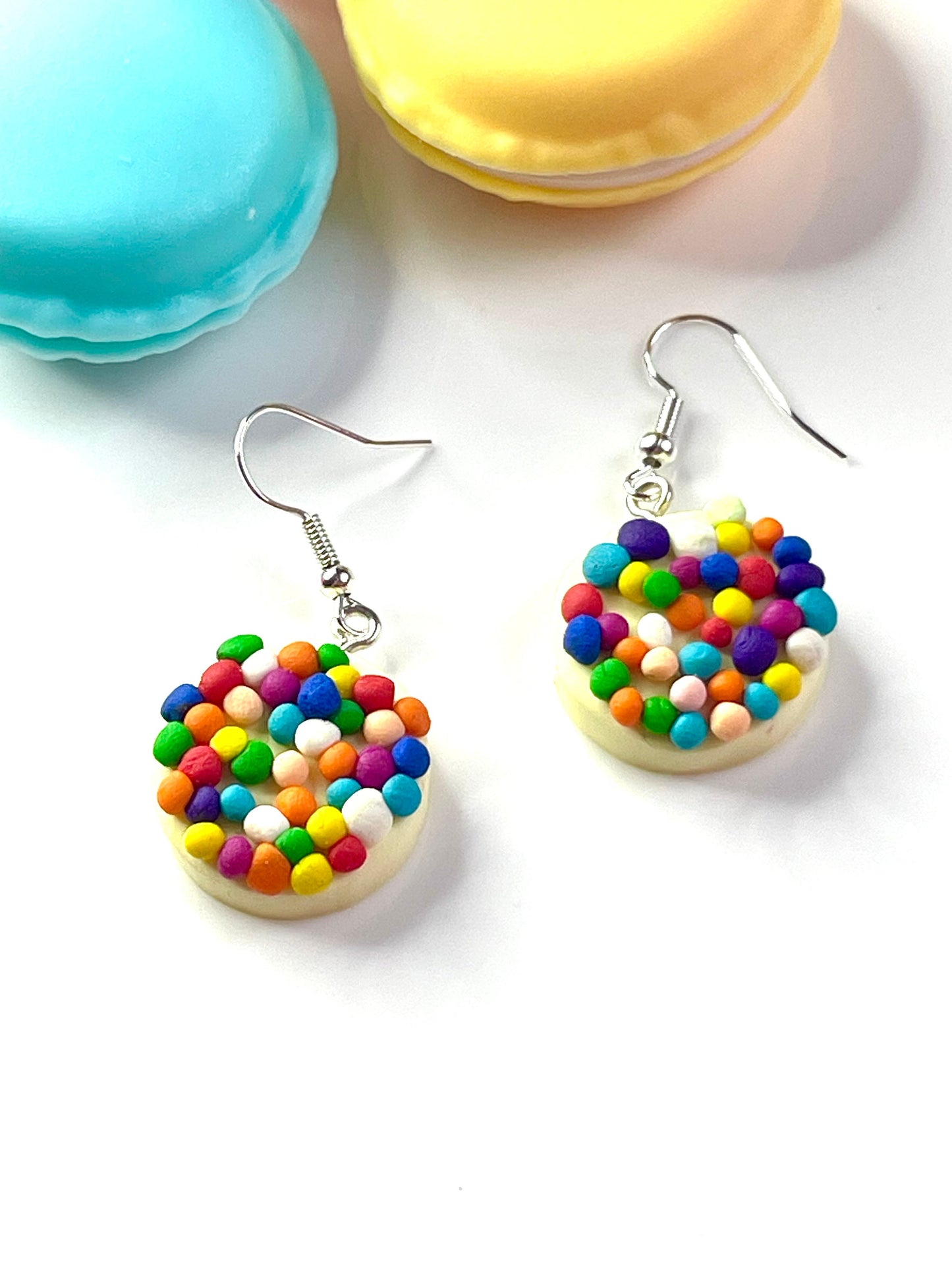 Sterling Silver Jazzie White Chocolate Earrings