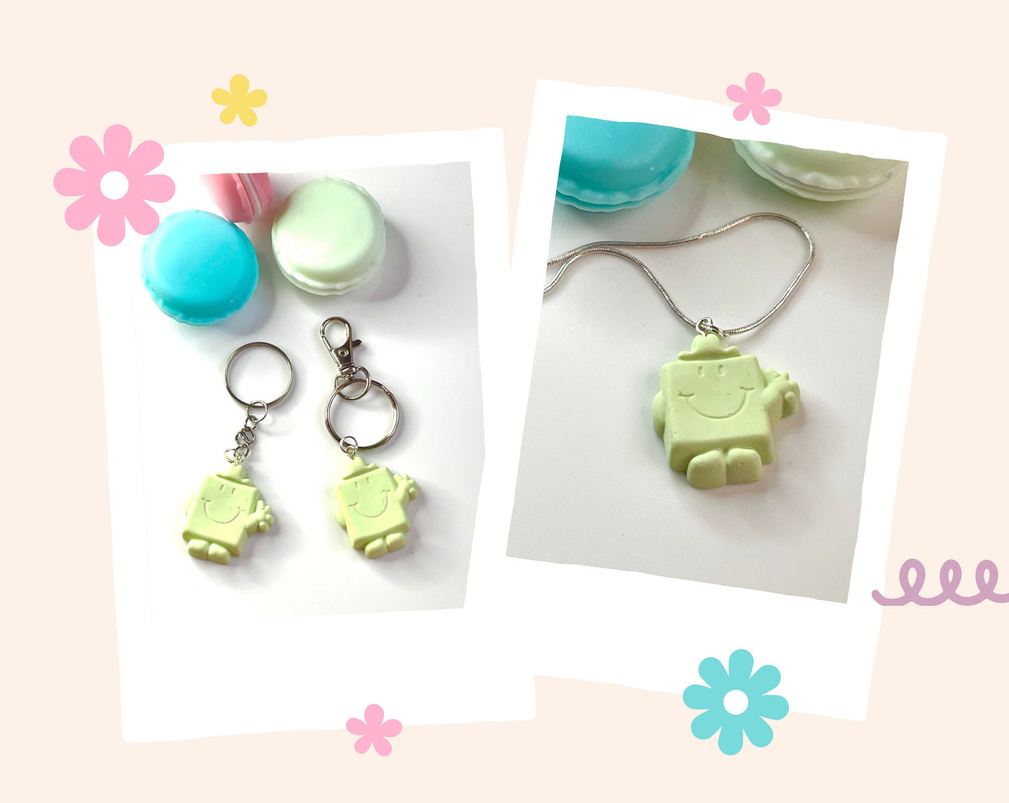 Mr Strong Pastel Keyring