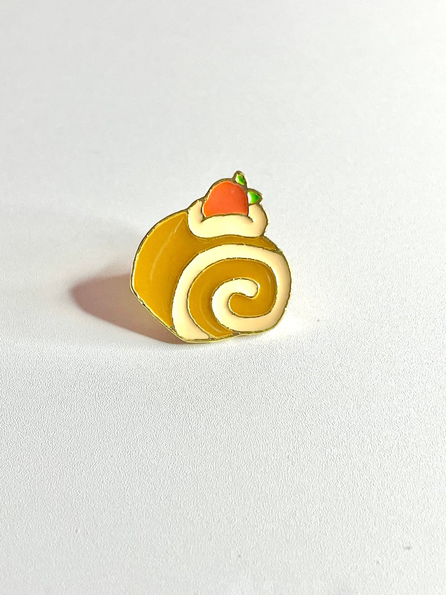Swiss Roll Enamel Pin Brooch