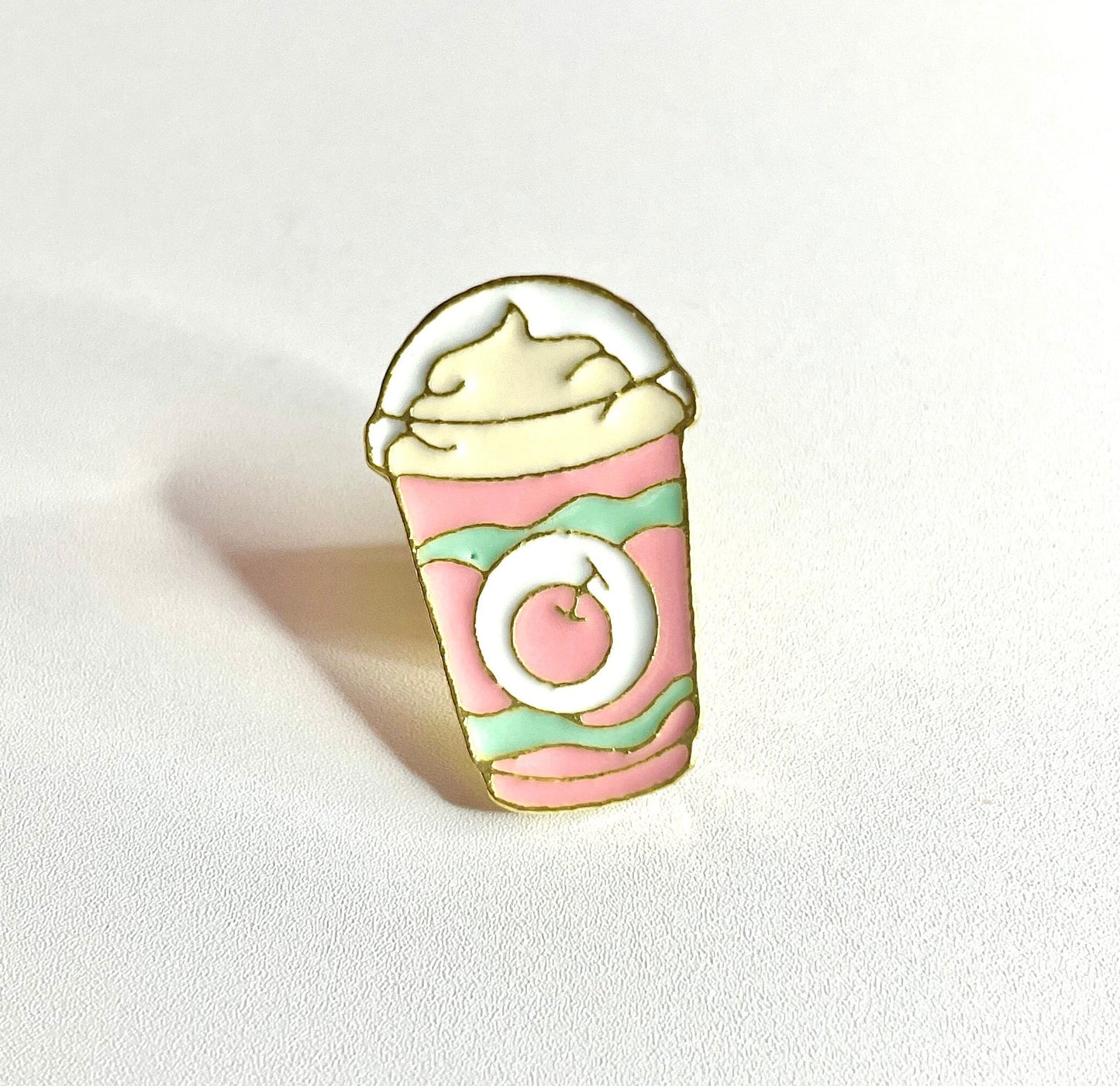 Milkshake Enamel Pin Brooch