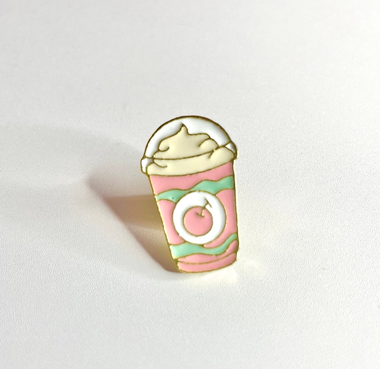 Milkshake Enamel Pin Brooch