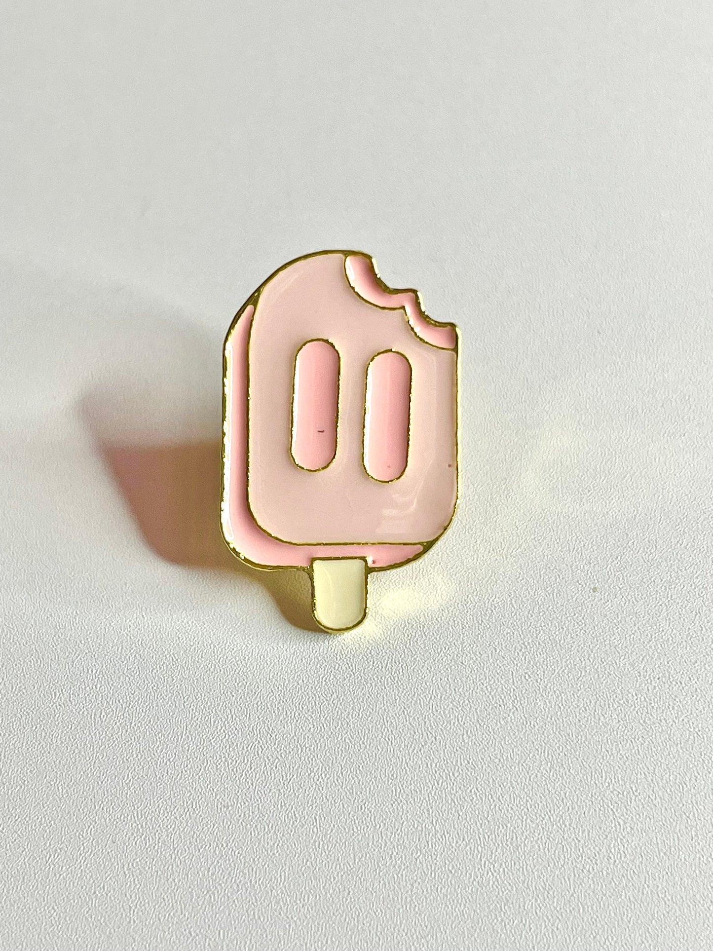 Pink Popsicle Lolly Enamel Pin Brooch