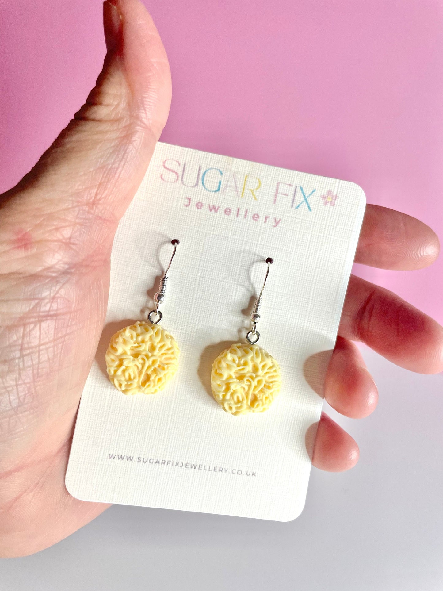 Chinese Noodles Dangle Earrings
