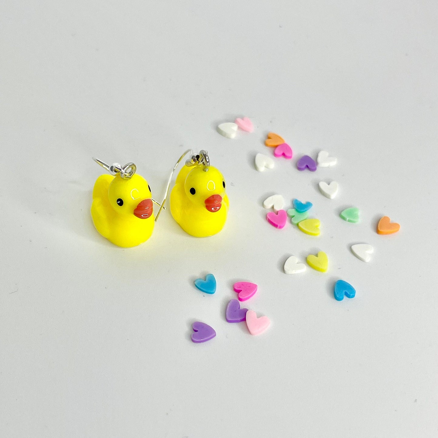 925 Silver Duck Drop Earrings