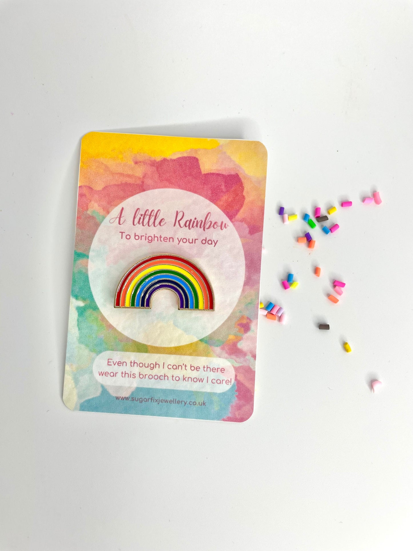 Rainbow Enamel Pin Brooch