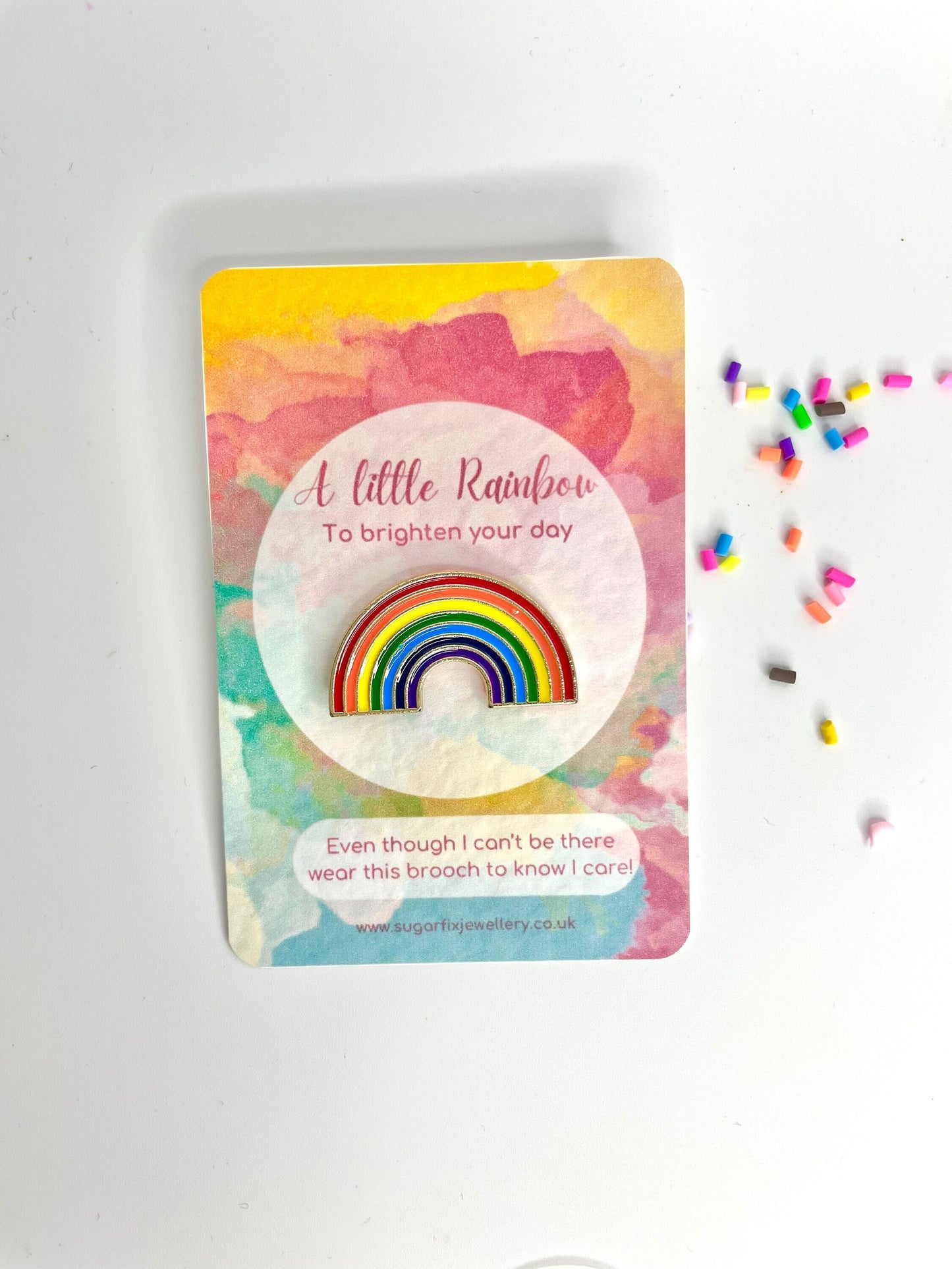 Rainbow Enamel Pin Brooch