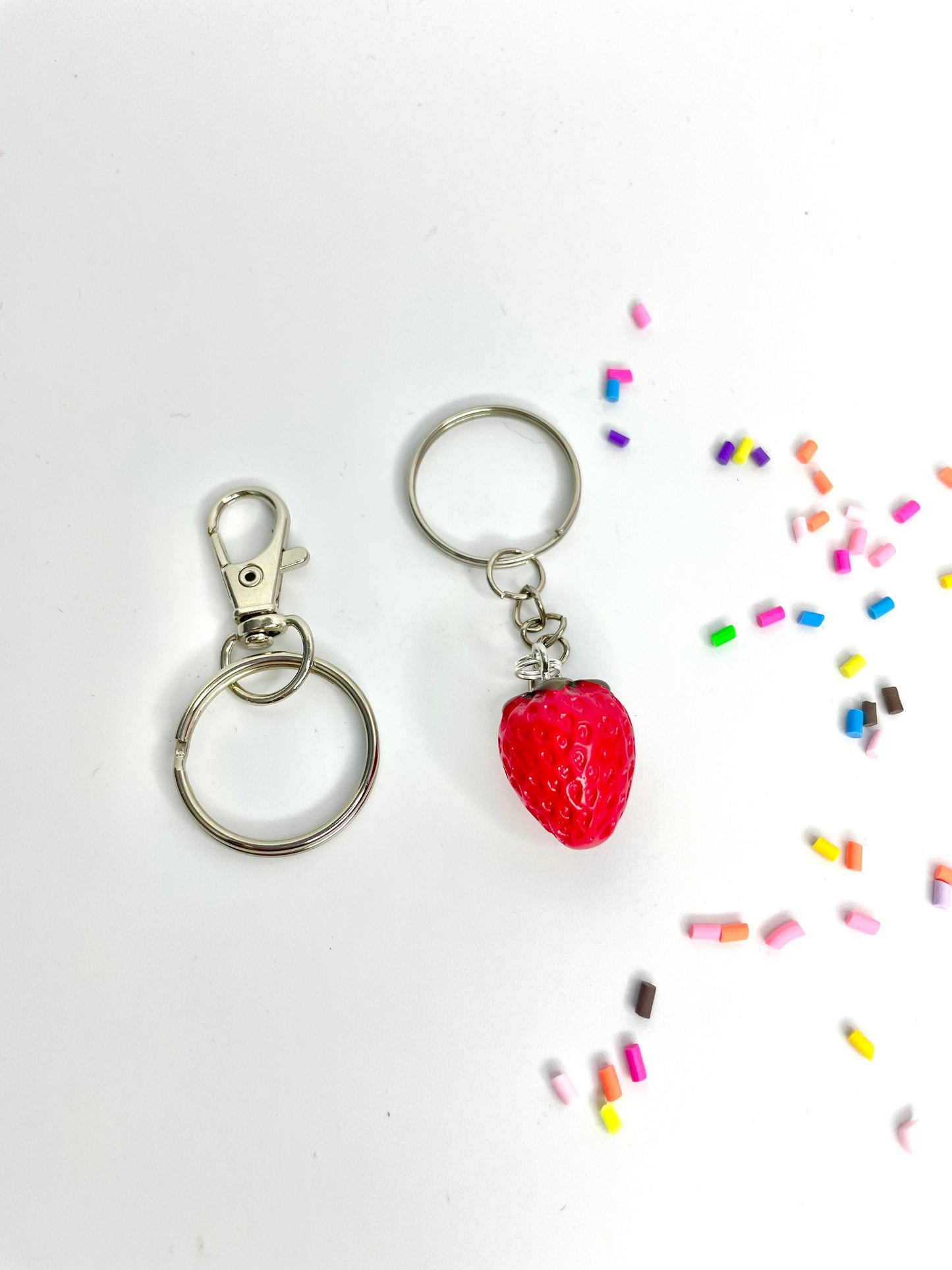 Fruity Strawberry Keyring
