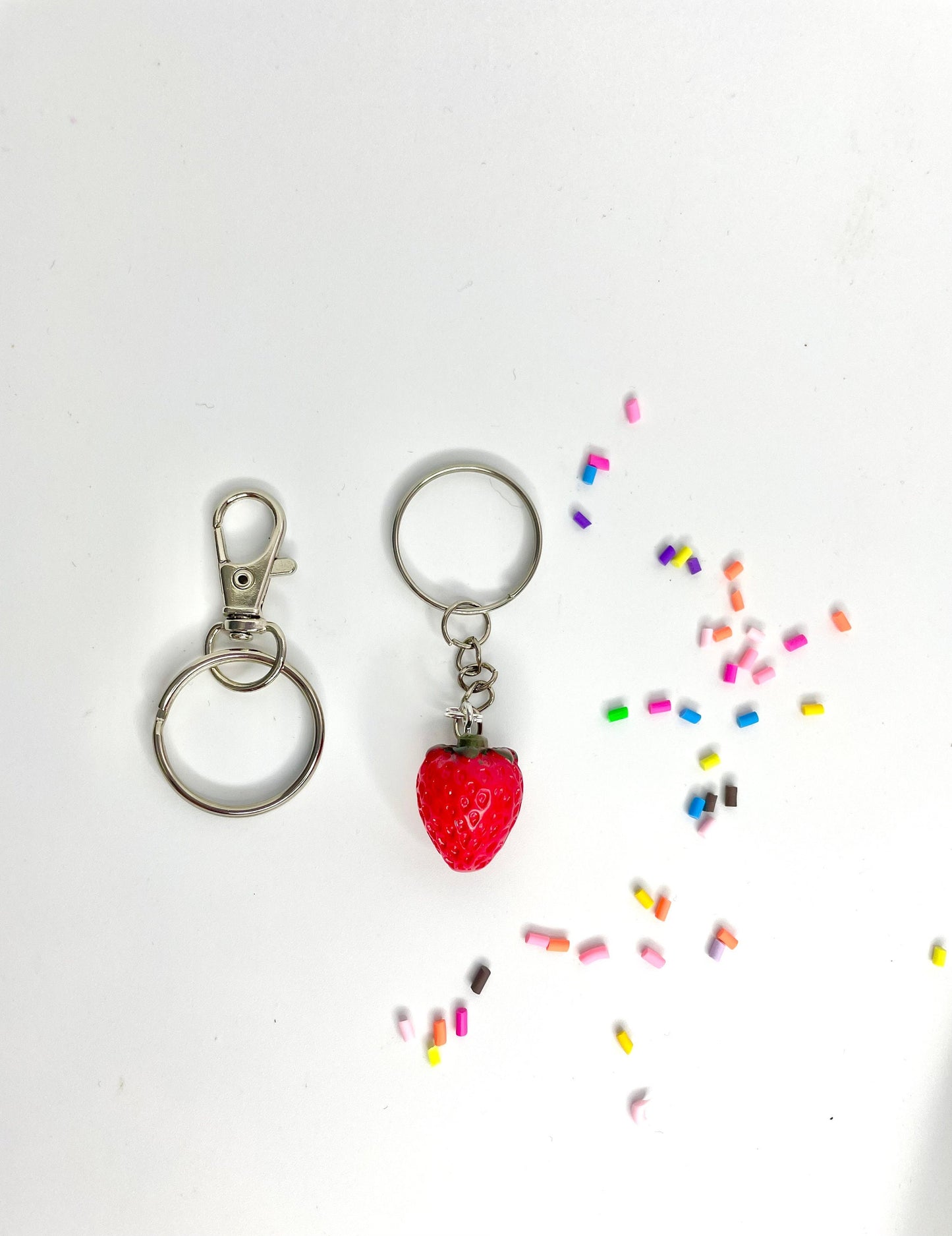 Fruity Strawberry Keyring
