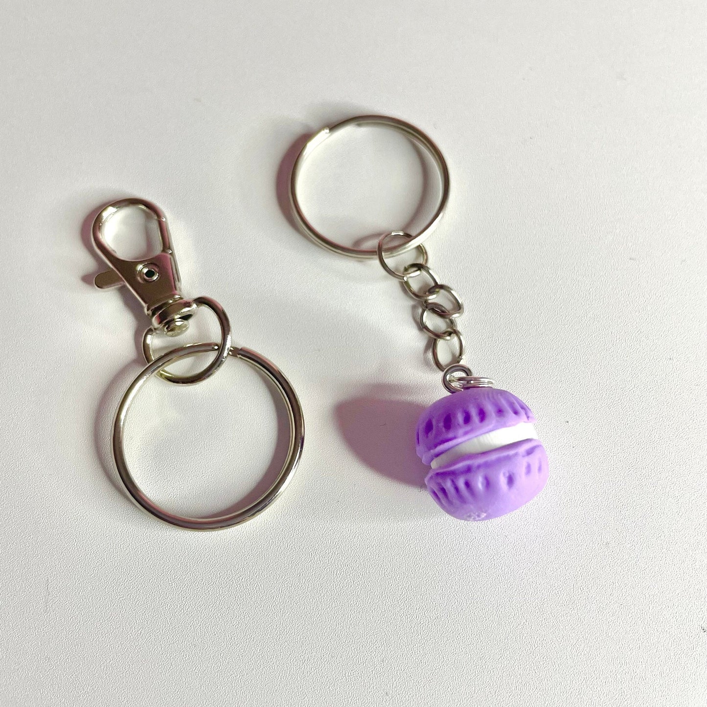 Sweet Macaron Keyring 7 colour choices!