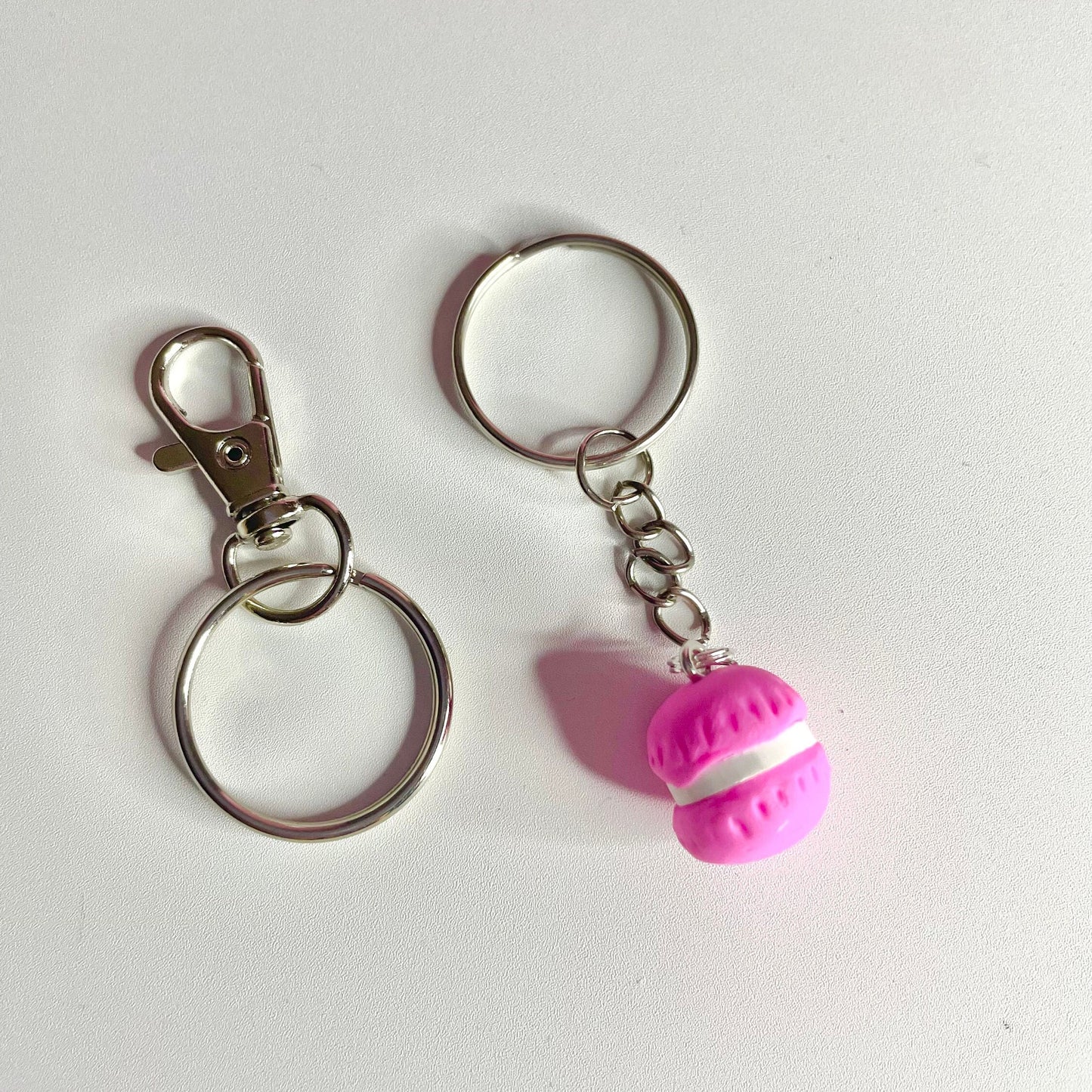 Sweet Macaron Keyring 7 colour choices!