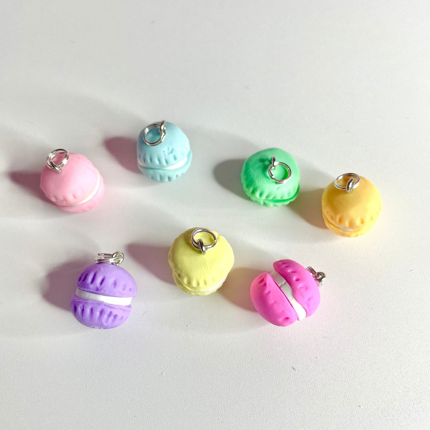 Sweet Macaron Keyring 7 colour choices!