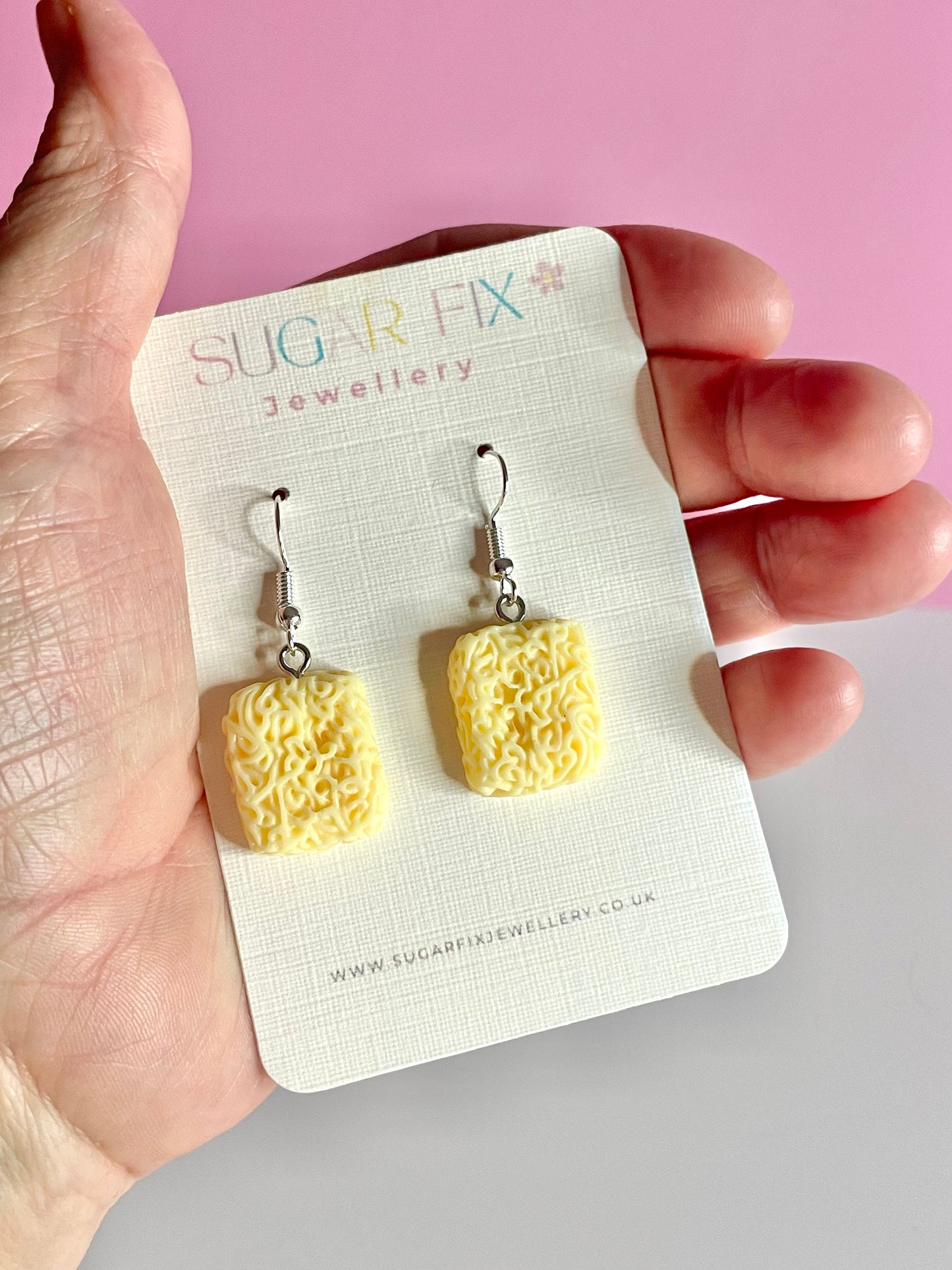 Chinese Noodles Dangle Earrings