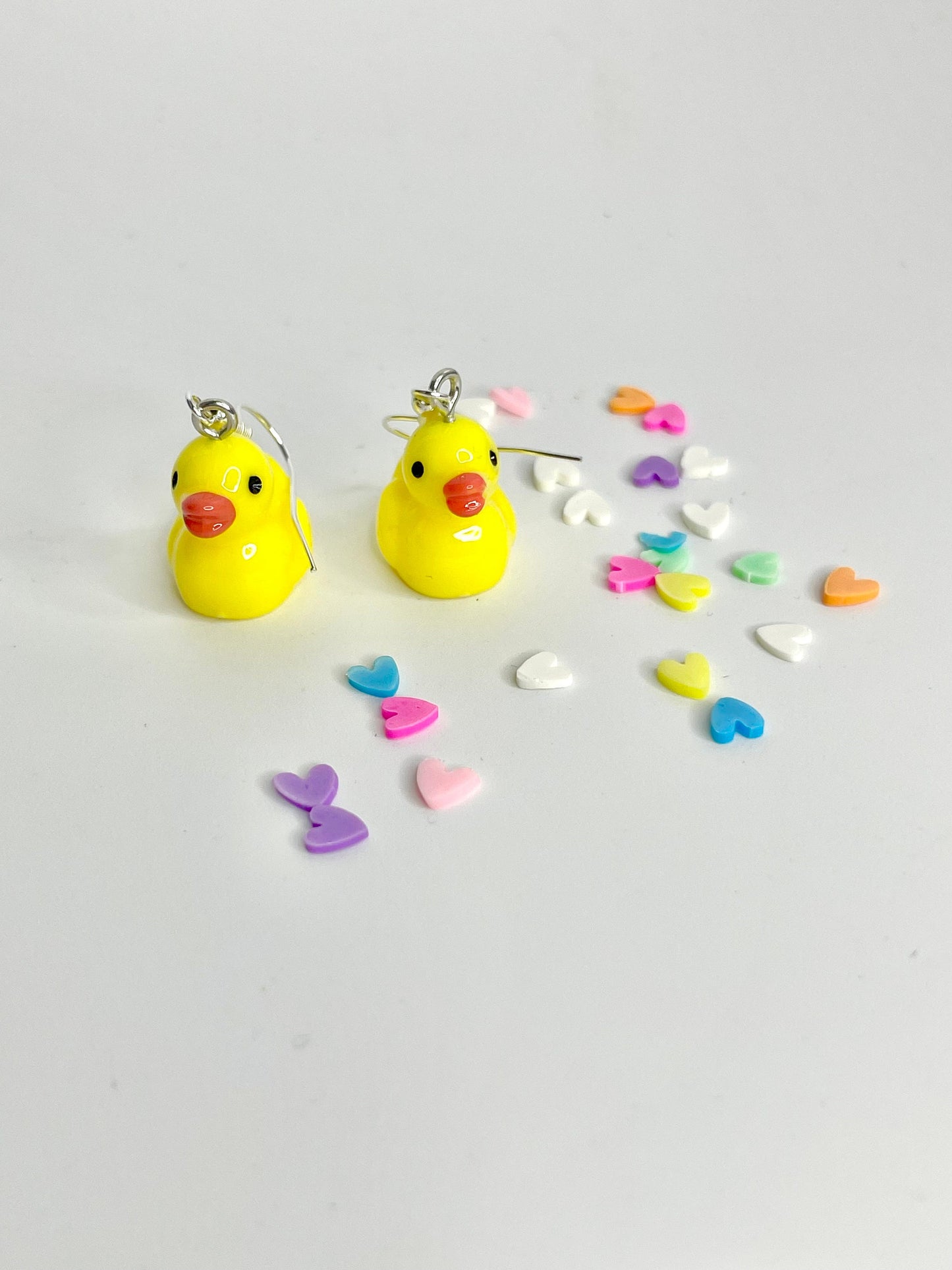 925 Silver Duck Drop Earrings