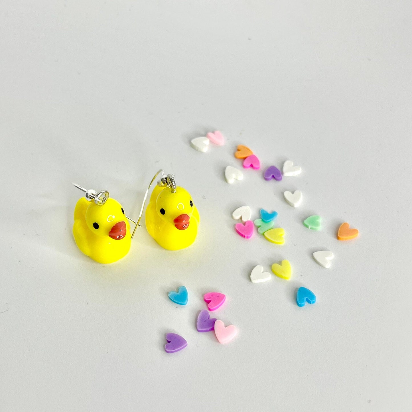 925 Silver Duck Drop Earrings