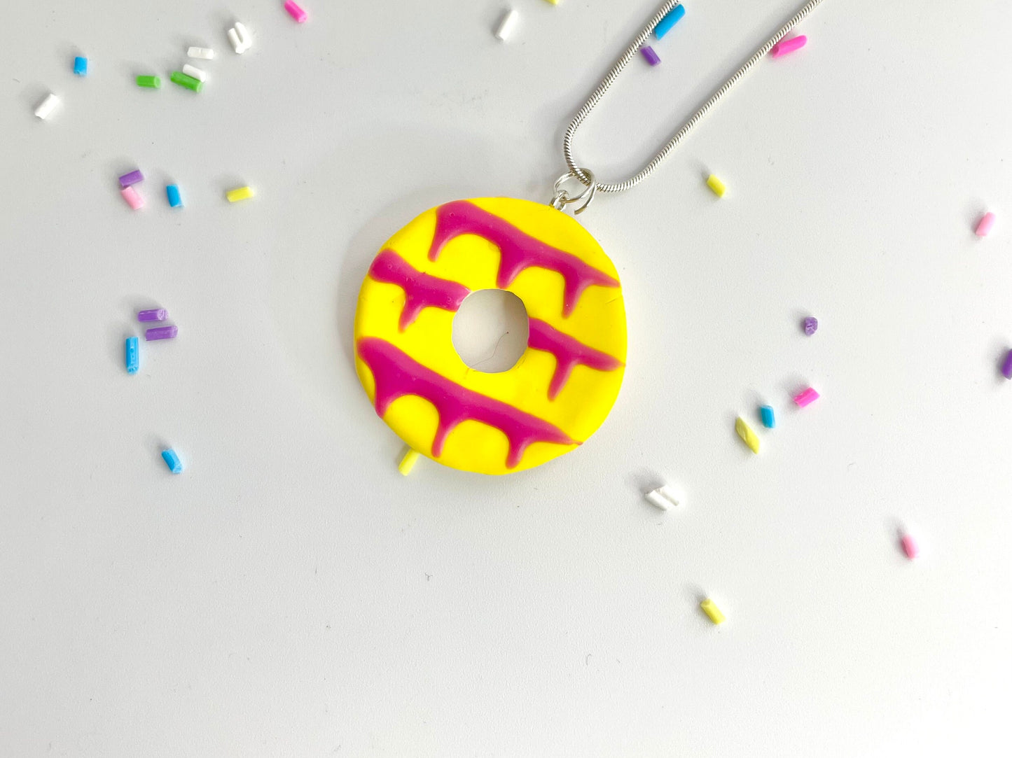 Handmade Party Ring Biscuit Necklace
