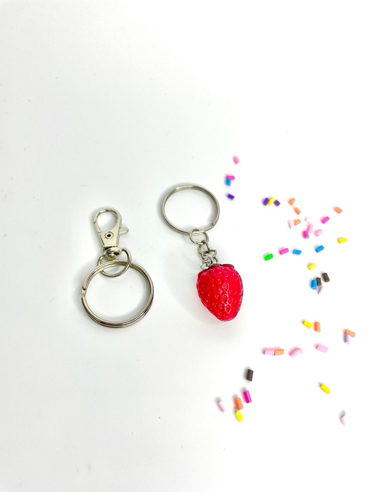 Fruity Strawberry Keyring