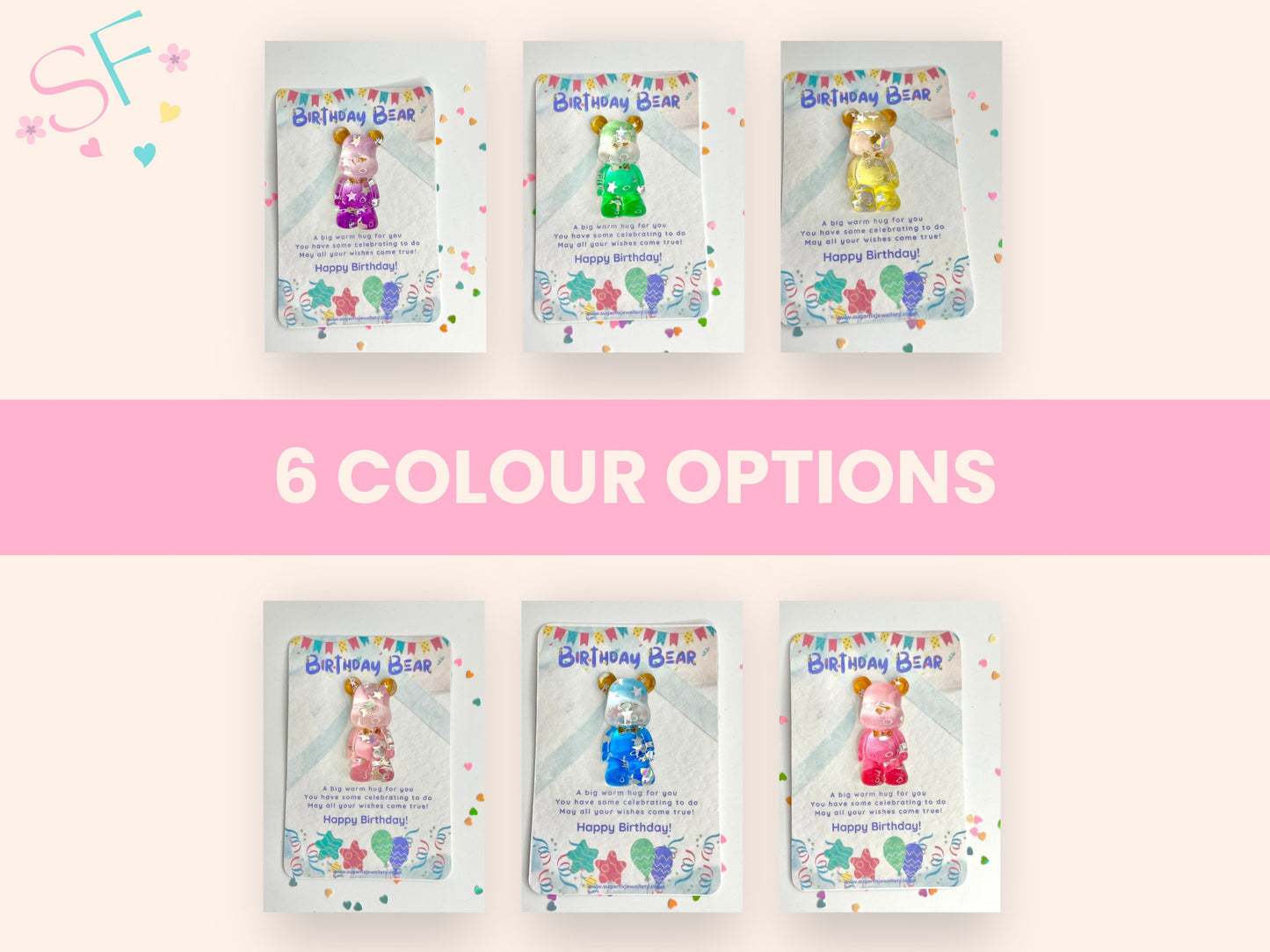 Teddy Bear Birthday Pocket Hug