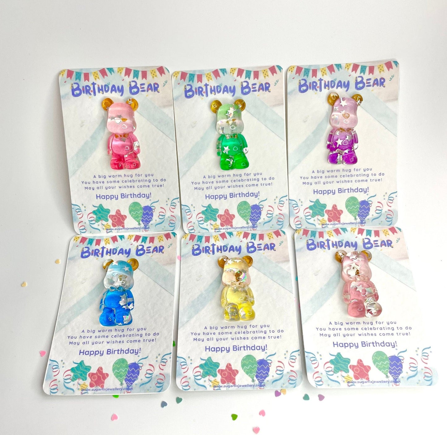 Teddy Bear Birthday Pocket Hug