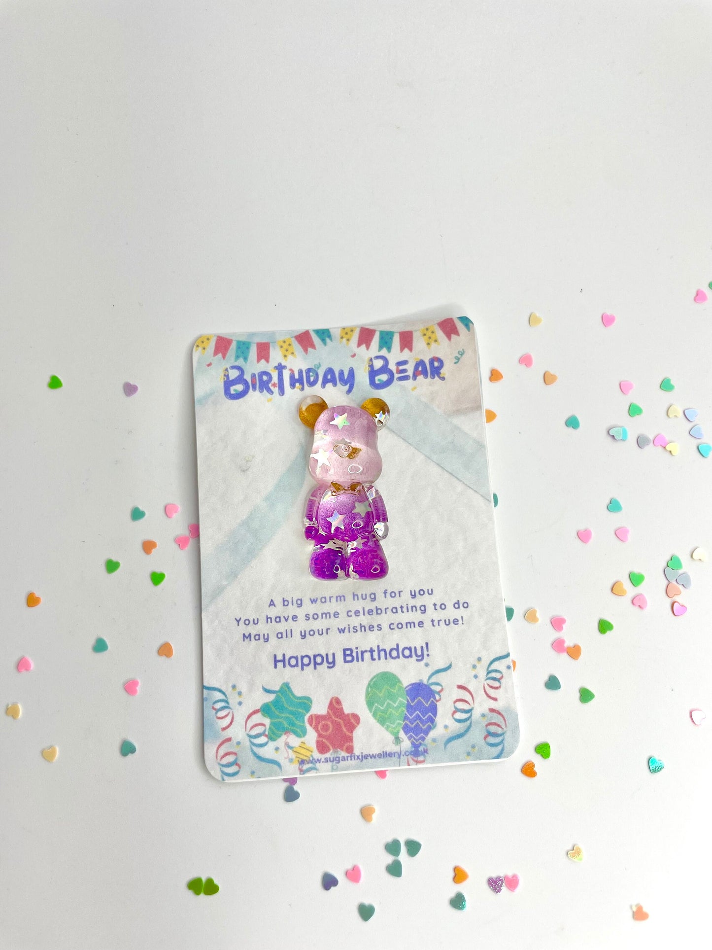 Teddy Bear Birthday Pocket Hug