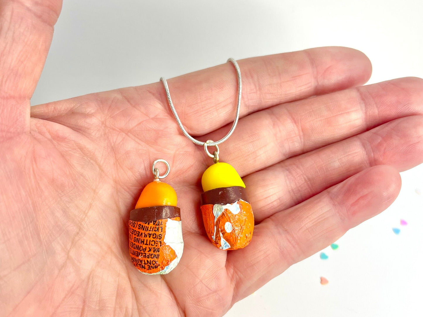 Handmade Surprise Egg Chocolate Necklace