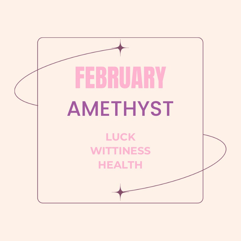 February Amethyst Crystal Birthstone Cupcake Pendant