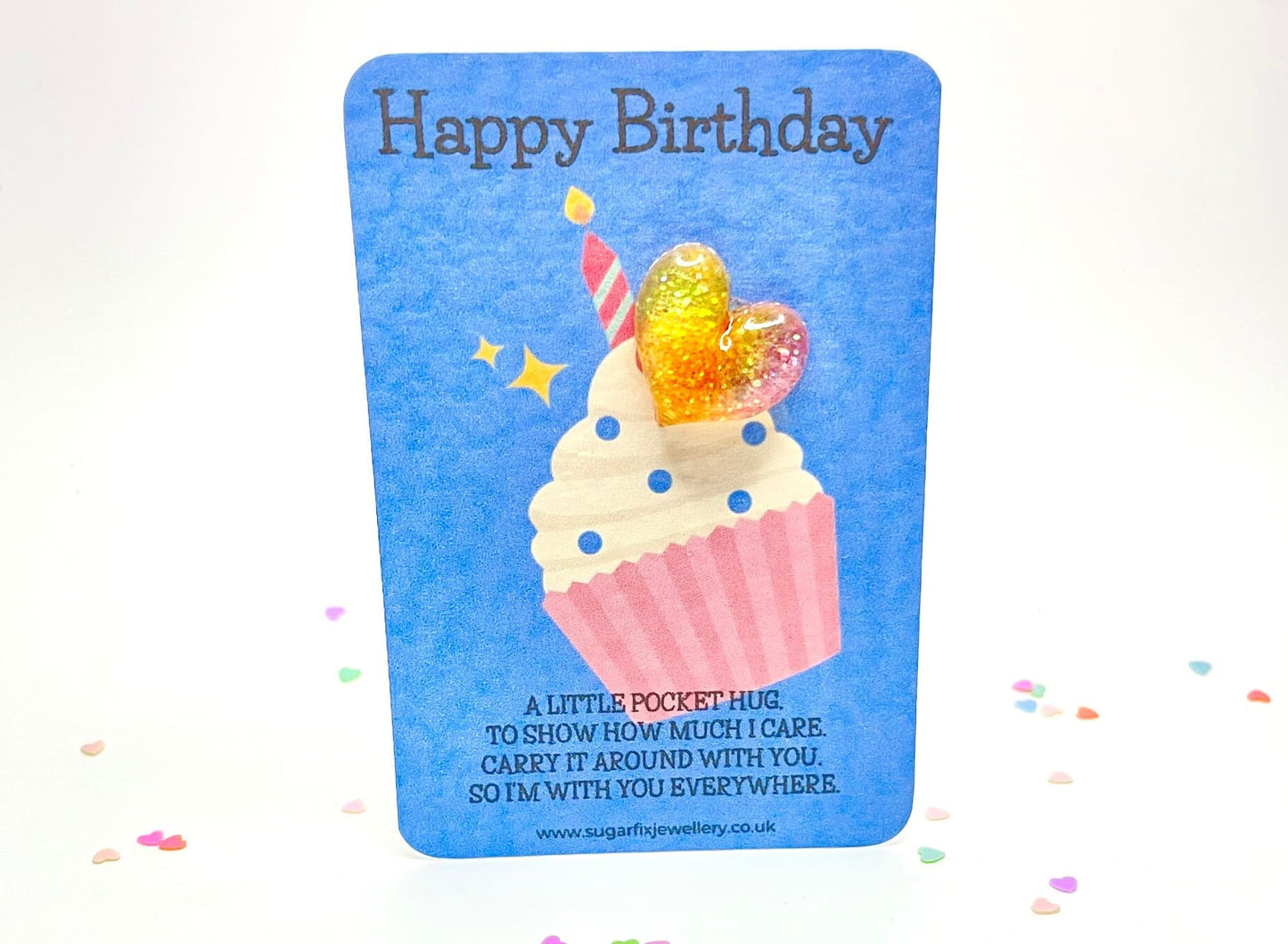 Cupcake Birthday Pocket Hug