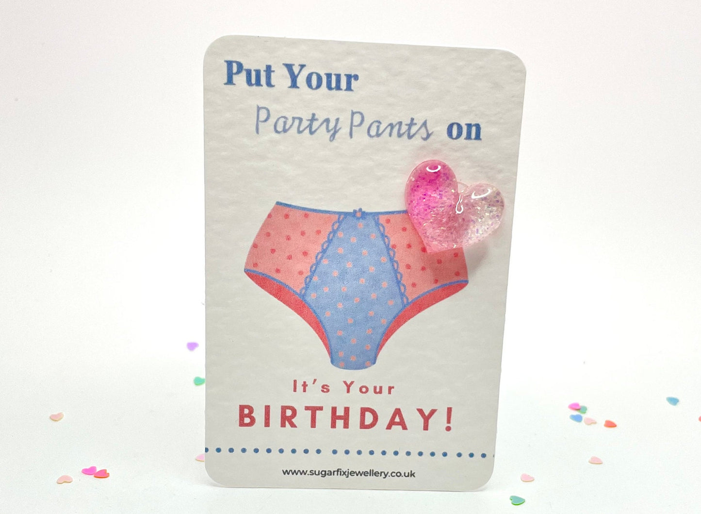 Party Pants Birthday Pocket Hug