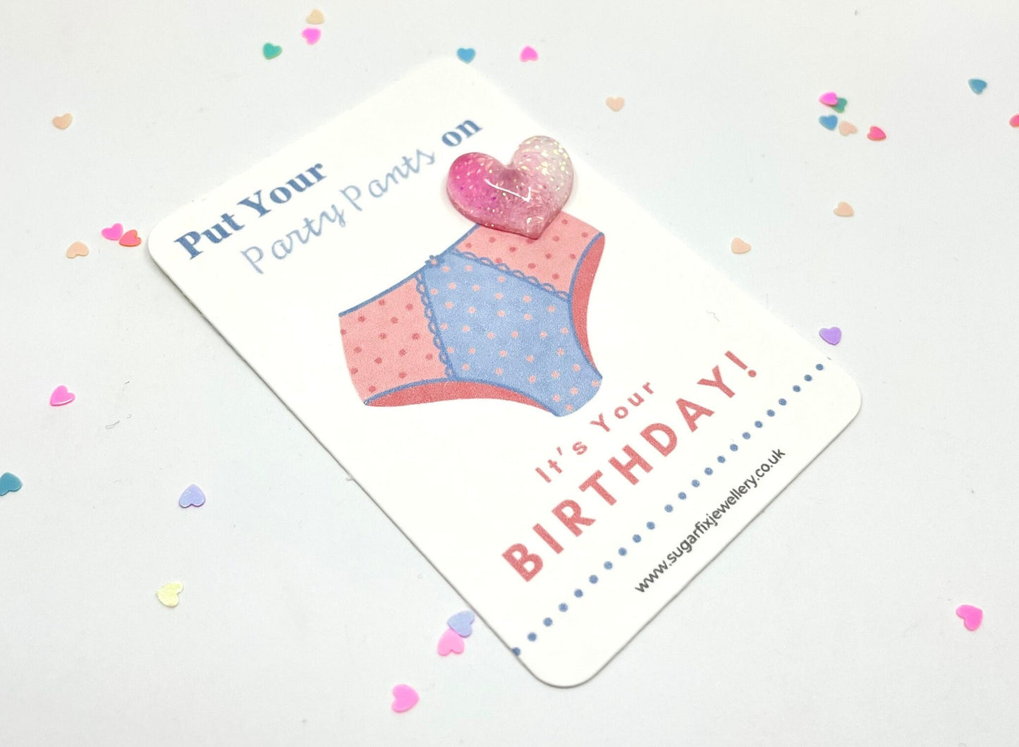 Party Pants Birthday Pocket Hug