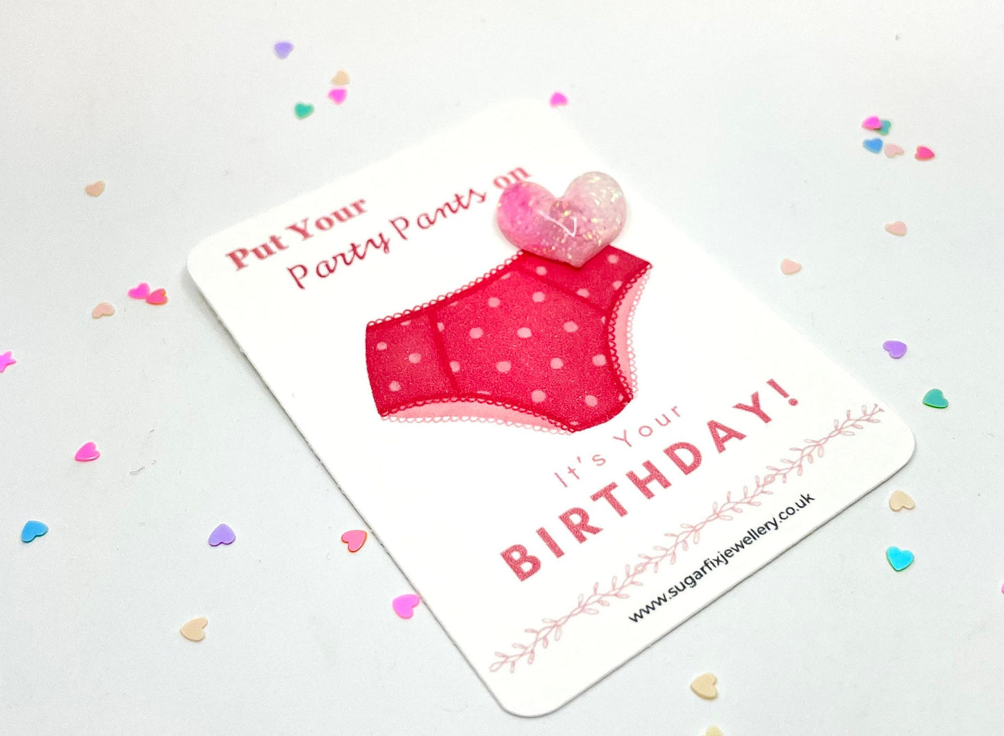 Party Pants Happy Birthday Pocket Hug Gift
