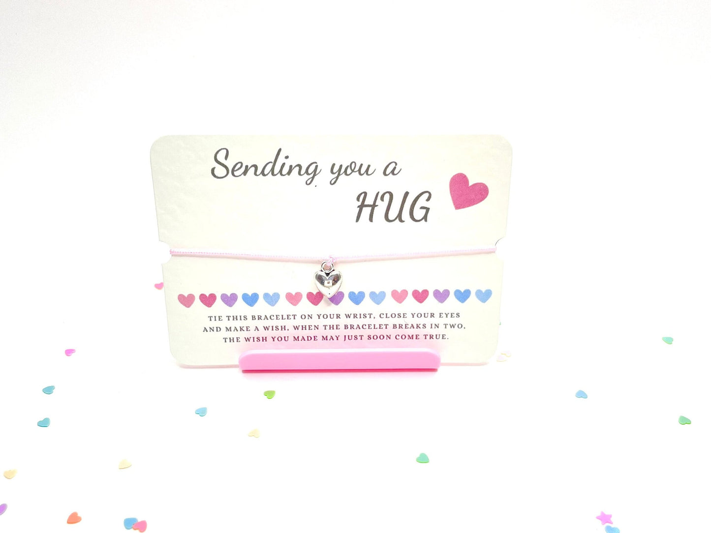 Sending a Hug Wish Bracelet